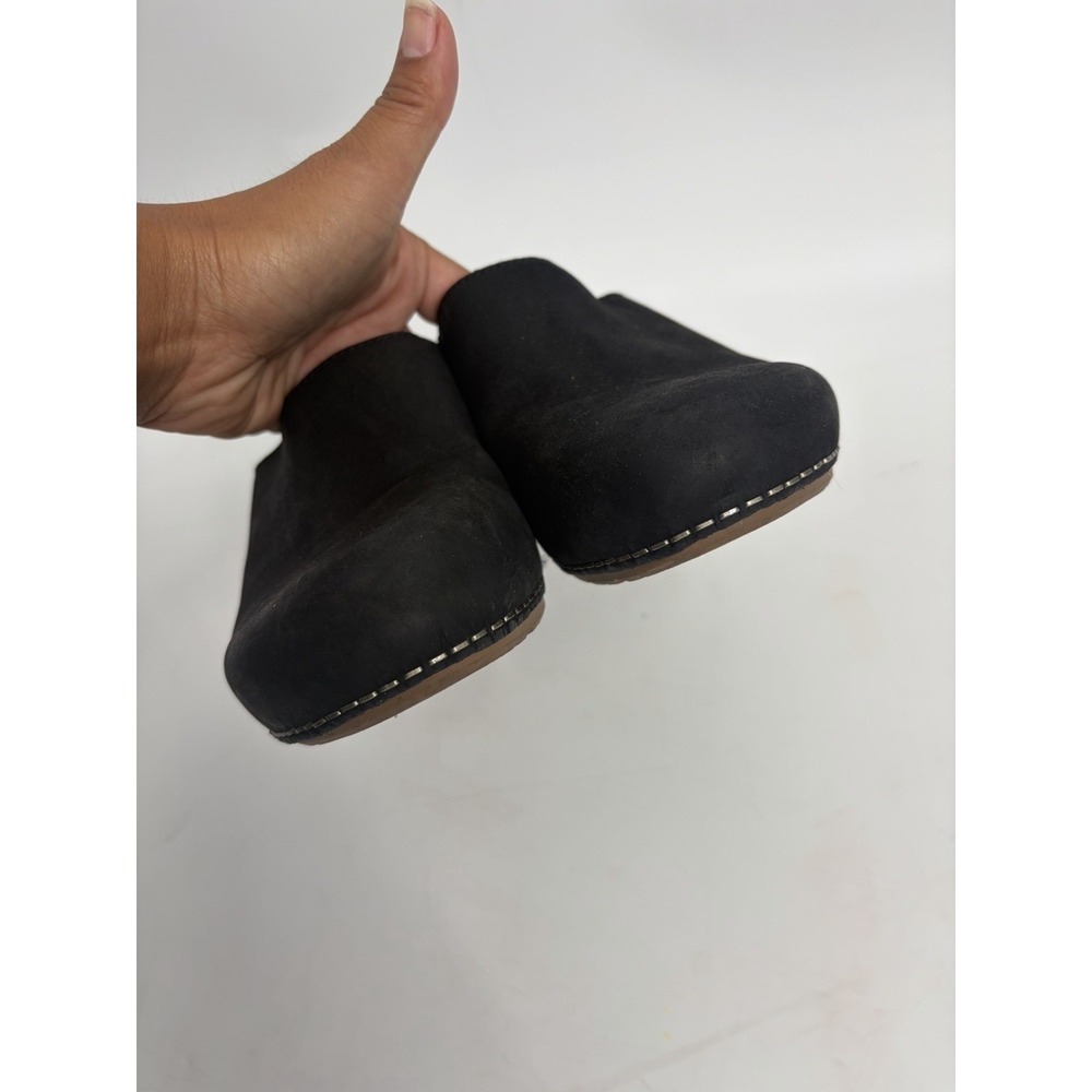 Dansko Talulah Mule Women's 36 / 6 Black Leather Slip-On Wedge Comfort Classic - Picture 3 of 11